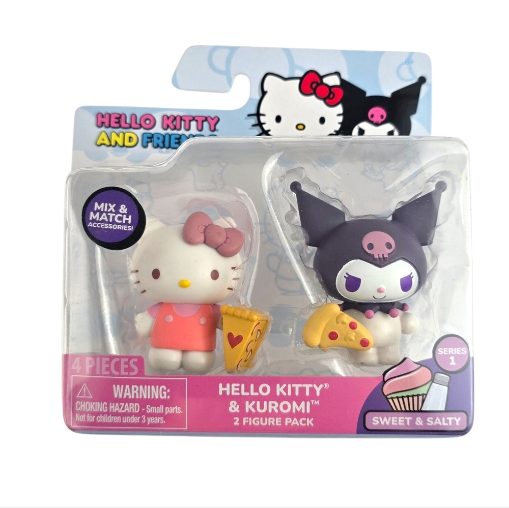 Hello Kitty & Kuromi Mini Figure (2 Pack) - Sanrio Sweet and Salty Series 1
